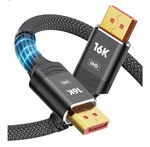 Highwings Displayport Cable 2.1, 16k Dp 2.0 6ft For 3090 Graphics Pc. Fixed Price $10.99.