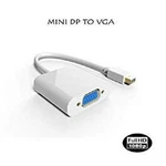 Onn White Mini Display Port To Vga Adapter For Projector Or Laptop Monitor. Fixed Price $8.49.