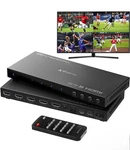 4k Hdmi Multiviewer Switch 4x1 With Pip, Portta Quad Multi Viewer Seamless. Fixed Price $135.99.