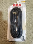 Rca Vh85b 12 Ft. Gold Plated Coaxial Cable F Type Connectors Nos - Free Shipping. Fixed Price $7.50.