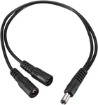 Uxcell 1 Male To 2 Female 5.5mm X 2.1mm 32cm Dc Power Splitter Cable For Router,. Fixed Price $14.95.
