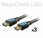 3-pack Comprehensive Pro Av/it Certified 18gb 4k High Speed Hdmi Cable Brand New. Fixed Price $18.89.