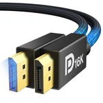 Ivanky 80gbps Displayport Cable 2.1, 16k Dp Cord 6.6 Feet, Black. Fixed Price $20.31.