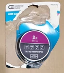 Commercial Electric 3 Ft. Standard Hdmi Cable. Fixed Price $10.99.