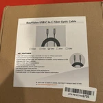 Davvision Usb C To Fiber Optic Cable 60 Long. Fixed Price $90.00.