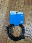 Commercial Electric 6 Ft. Rg-6 Coaxial Cable - White F Pin Connectors. Fixed Price $9.00.