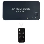 Hdmi Switch 4 In 1 Out, Port Switcher Selector Box With Ir Remote Cont.... Fixed Price $40.49.