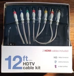 Zip Hdtv Cable Kit Hdmi Toslink Component Av Stereo Audio New. Fixed Price $14.99.