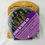 Monster Cable Stereo Or Mono Vcr Hook-up Kit Side By Component 6ft. Fixed Price $15.00.