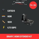 Binary Single Cat5e/6 Hdmi 1.4 Extender (b-320-1cat-hdir-w). Fixed Price $110.00.
