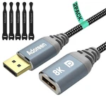 Adoreen 8k Displayport Extension Cable 6 Feet/2 Pack, Braided Dp To Extend.... Fixed Price $29.96.