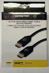 Monster Hdmi Cable 30ft Active High Speed W/ Ethernet Jhiu0012 Just Hook It Up. Fixed Price $20.00.