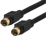 Svideo S Video Cable 4 Pin Svhs Gold Plated For Camcorders Home Theater Dss Rece. Fixed Price $19.80.