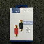 Insignia Rca Av Audio Video Female To Coupler Black/red Ns-hz5322-c. Fixed Price $3.64.