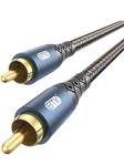 Emk Subwoofer Audio Cable Rca 24k Gold Plated Nylon Braided Double Shielded 3ft. Fixed Price $9.99.
