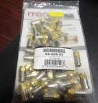 Itc-18g/f 18 Awg Connectors For Hd6 Coax Cables, 50pk (g). Fixed Price $75.00.
