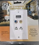 Pyle Home High Definition Phdm2rjrf1 Hdmi Audio Video Wallplate. Fixed Price $17.00.