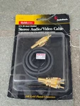 Radioshack Gold Series Stereo Audio / Video Cable 6 Feet (15-1508) New. Fixed Price $14.99.