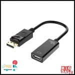 4k Big Dp To Hdmi-compatible Converter Displayport Male Female Cable Splitter. Fixed Price $5.99.