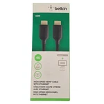 Belkin 4k High-speed Hdmi Cable With Ethernet 2m (6.6ft) Black. Fixed Price $9.65.