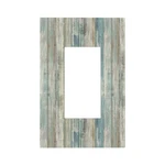Tea Vintage Wood Plank Distressed Grain Rustic Board Single Rocker Light Swit.... Fixed Price $23.81.