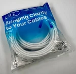 Ultra Clarity Cables - 2 White 20ft Coaxial Triple Shielded 18 Awg. Fixed Price $29.87.