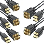 Dteedck Displayport To Vga Cable 3ft 10 Pack, Dp Display Port Adapter .... Fixed Price $97.01.