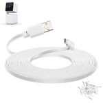 Smays 20 Ft Cable For Wyze Cam Pan V3 Camera, Flat Micro Usb Extension Power Cor. Fixed Price $16.40.