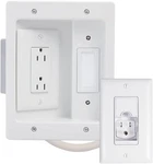 Legrand On-q Ht22u2whr12 In Wall Cable Management Pro Kit, White. Fixed Price $121.49.