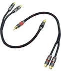Arklove 1ft Shielded Rca Splitter Subwoofer Stereo Audio Video 1ft, Black. Fixed Price $21.69.