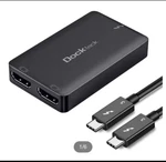 Dockteck Thunderbolt 3 To Dual Hdmi 2.0 Display Adapter 4 K 60hz. Fixed Price $59.95.