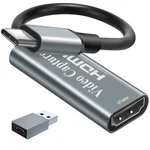 Papeaso Video Capture Card, Recording Card Wonderful 4k Usb-c, Grey. Fixed Price $24.53.