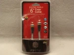 Ge Ultra Pro 6 Ft Digital Audio Coax Cable #24502. Fixed Price $12.00.