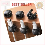 6pack Cord Organizer - Chfeila Dual Spring & Clasp Lock Cable Management Clips. Fixed Price $26.22.