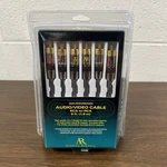 Acoustic Research Gold Plated Audiophile Cable Set 6 Ft Sub Rca Chip Box Ht161. Fixed Price $14.95.