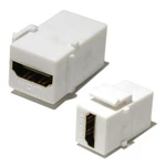 White Hdmi Connector Keystone Insert Jack Female To Adapter Coupler 2/pk. Fixed Price $9.95.