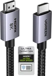 Ugreen 8k Hdmi 2.1 Cable 48gbps 6.6ft, Certified Ultra High Speed Cord Alum. Fixed Price $21.25.