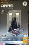 Ge Ultra Pro 15-ft 4.57m High-def Speed Hdmi Cable 4k Hdr Ethernet Gold 18gbs. Fixed Price $19.00.