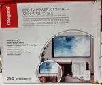 Legrand On-q - Ht22u2-wh-r12 In Wall Cable Management Pro Kit, White. Fixed Price $44.99.