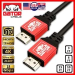 4k Hdmi Cable 2.0 Uhd Ultra High Speed 2160p Hdr 60hz 18gbps Dolby Hdcp Hdtv Hd. Fixed Price $9.99.