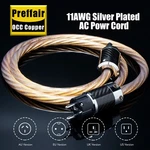 7core Occ Copper Power Cord Carbon Fiber Rhodium Plated Multi Plug Options. Fixed Price $120.00.
