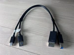 Lenovo Thinkstation Mdp + Usb-a 3.0 To Dp Usb-b Dual Head Cable. Fixed Price $19.99.