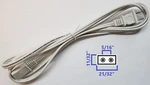 Replacement 6ft Power Cord For Vintage Solid State Tv Stereo Radio 2-prong Pin. Fixed Price $19.99.