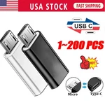 200x Type C Female To Micro Usb Male Port Converter Charge Data Sync Adapter Lot. Fixed Price $23.39.