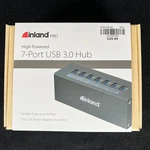 Inland Pro 7-port Usb 3.0 Hub High Powered With Adapter. Fixed Price $25.00.