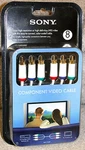 *nib* Sony Vmc-cv24t Premium High Definition Hd 8 Ft Component Video Cable White. Fixed Price $14.95.