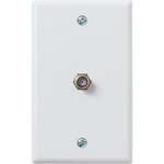 Newhouse Hardware 2.75 X 4.5 In. 1-port Tv Cable Wall 1 Pack, White. Fixed Price $11.99.