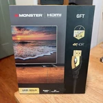 Hdmi Monster High Speed 4k Hdr Gold 6ft Cable 21.0 Gbps In-wall Rated. Fixed Price $14.95.