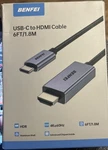 Benfei Hdmi To Displayport Cable 6ft Source Dp Monitor. Fixed Price $11.00.