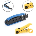 Rg59 Rg6 Rg11 F Compression Tool Connector + Cable Coax Coaxial Crimper Ff. Fixed Price $22.62.